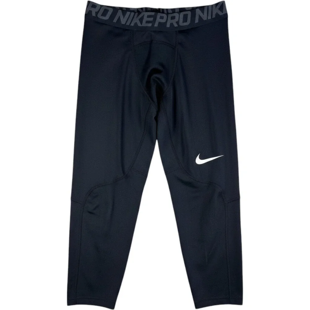 Nike‎ Pro Dri-FIT Compression Leggings Men Medium Black Gym Activewear